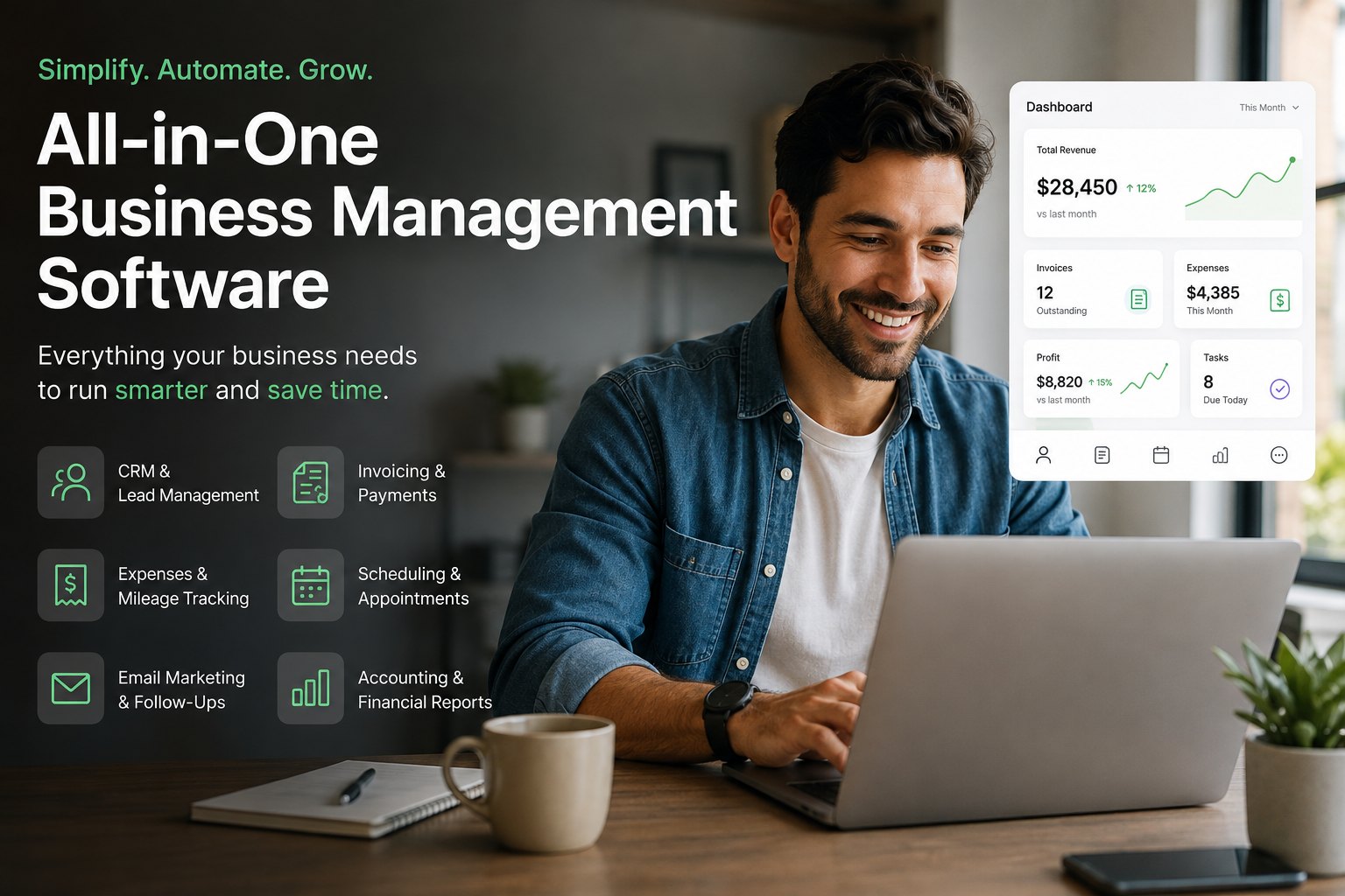 Ava Ledger — your AI assistant for your business: invoicing, emails, follow-ups, payments, expenses and taxes for contractors, freelancers, consultants, delivery drivers, realtors and small business owners